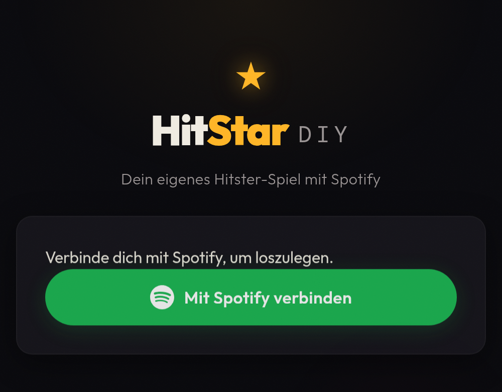 HitStar DIY Login Screen